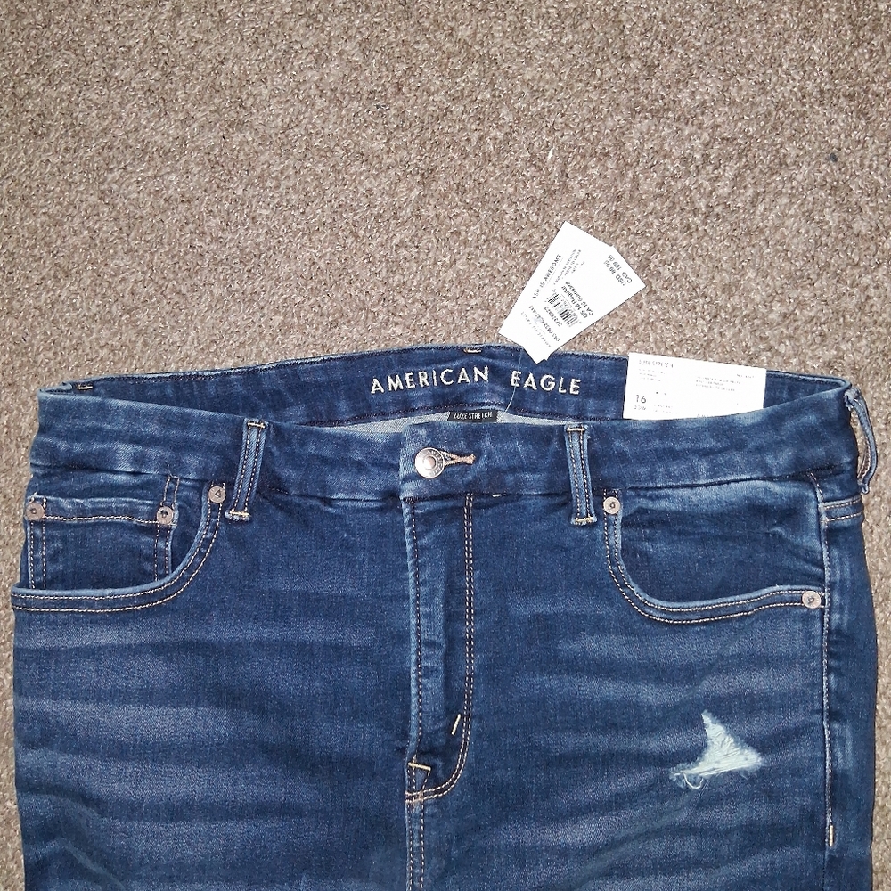 American Eagle Outfitters Luxe Stretch Jeggings - Deep Blue